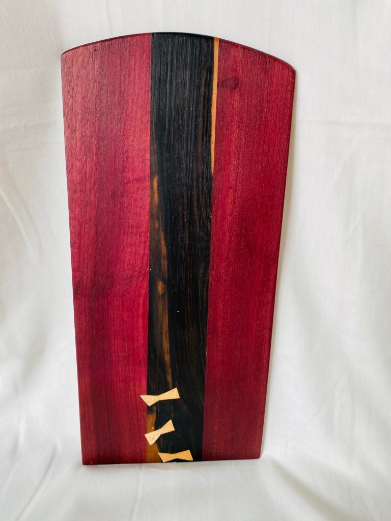 Tabla de Corte Amaranto y Ebano